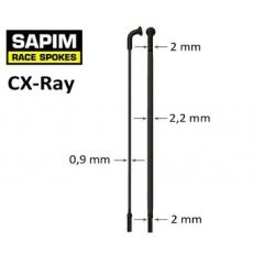 Sapim CX-Ray cierny+nipel